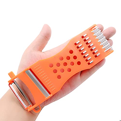 Xiwenquku 1Pcs Handheld Plastic Multifunction Kitchen Peeler Grater Slicer Tool,For Vegetable,Fruit,Cucumber,Potato,Carrots,Cheese,Chef Gadgets Tools thumb #5