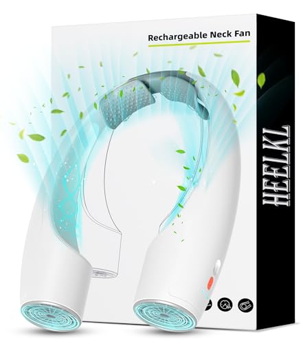AI Neck Fan, 4 Speeds Adjustable Portable Personal Fan Rechargeab...
