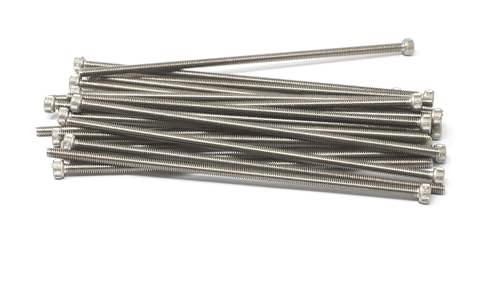 Image of iexcell 25 Pcs M4 x 135mm Thread Pitch 0.7 mm Stainless Steel 304 Hex Socket Head Cap Screws Bolts Kit