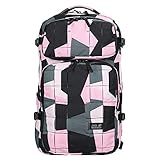 Jack Wolfskin Unisex – Erwachsene Trt 32 Rucksack, pink geo Block, One Size