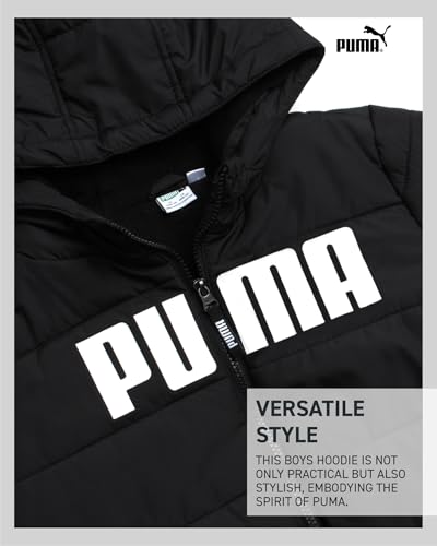 PUMA Boys' Puffer Bubble Jacket - Polar Fleece Lined Outerwear Jacket for Boys (S-XL)3