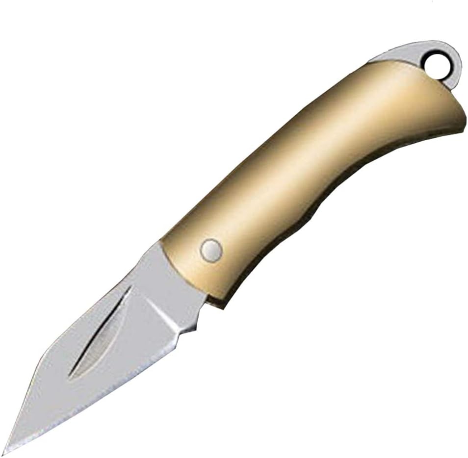 Mini Folding Knife Multi-purpose Mini Pocket Knife (Yellow)