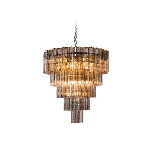 �y���_���g���C�g, �����[�m�f�U�C���K���X�A�[�g�����\LED 2025�V�����f���A�Ɩ��݂艺�������v����T�X�y���V�����Ɩ����r���O���[���p�����v(4 layer,BLACK_AMBER)