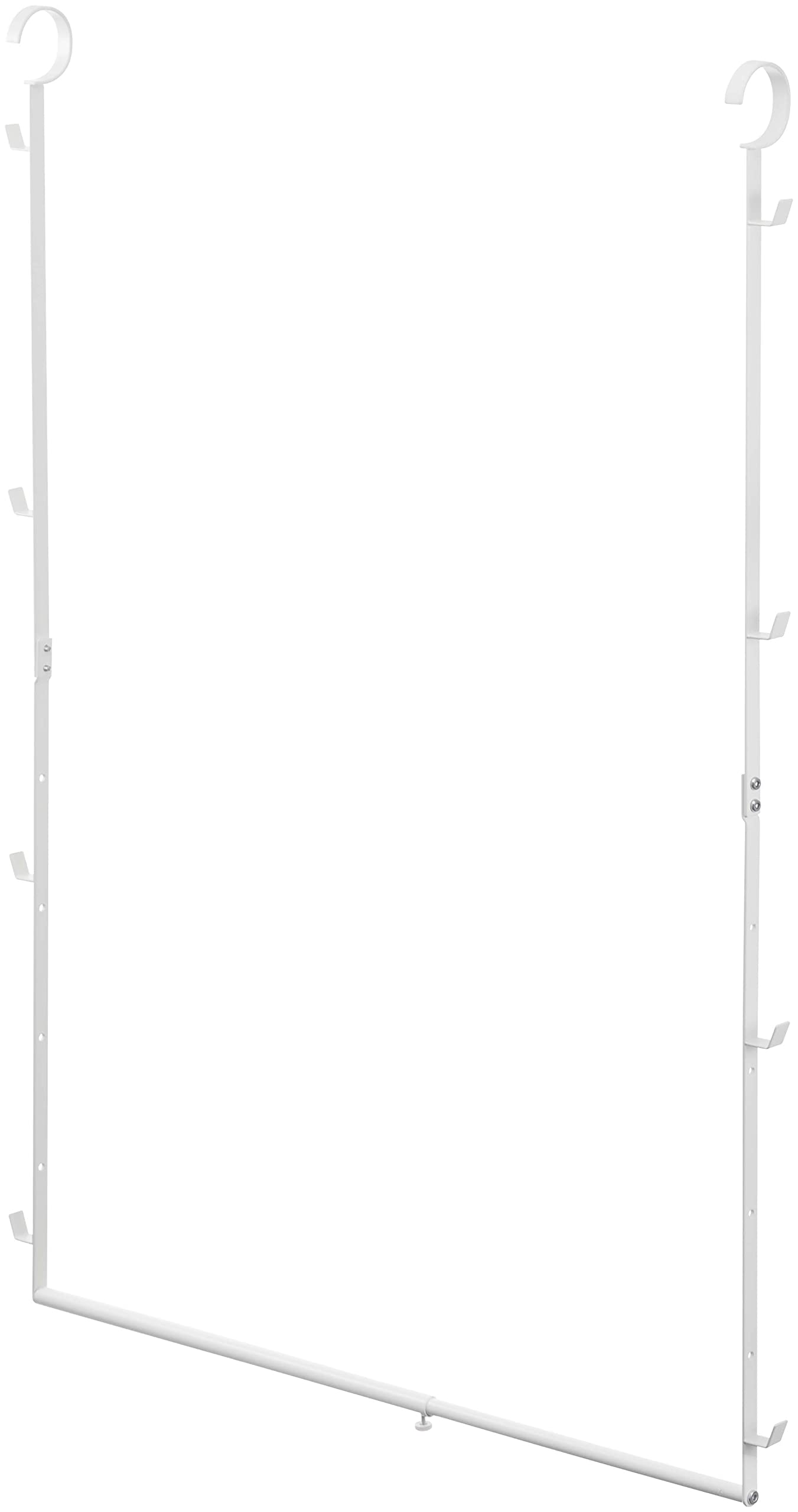 ????(Yamazaki) DH-AF 2-Tier Hanger, ?W56?96XD5.5XH100cm, White