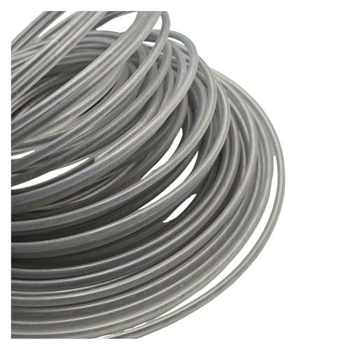 Accesorios universales para cortacésped: hilo de nylon con alambre de acero de 3 mm x 15 m, cuerda para máquina de poda miniatura 3