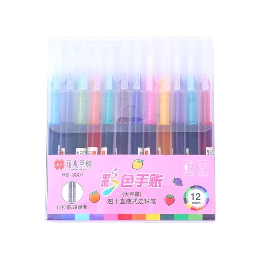 Bolígrafo gel azul punta 0.5mm pack 3 piezas miniatura 5