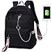Escuela Mochila Talega de Libros Colegio Ordenador portátil USB Mochila Casual Viajes Daypack para Adolescente Chicas y Mujeres