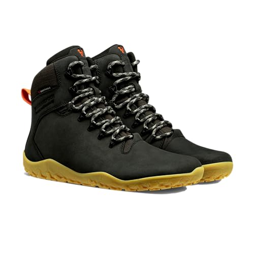 Image of Vivobarefoot Magna Forest ESG, Womens Leather And Wool Hiking Trainers With Barefoot Sole