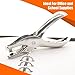 Hole Puncher, 6 Pack, 8 Sheet Capacity Single Hole Punch, Silver Color, Paper Punch for Paper, 1 Hole Puncher Single