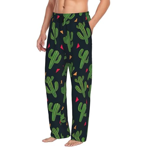 Pantalon de pyjama homme imprimé cactus idéal pour le homewear - 3