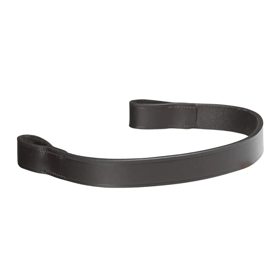 Shires Velociti Rapida Flat Browband Havana - Full