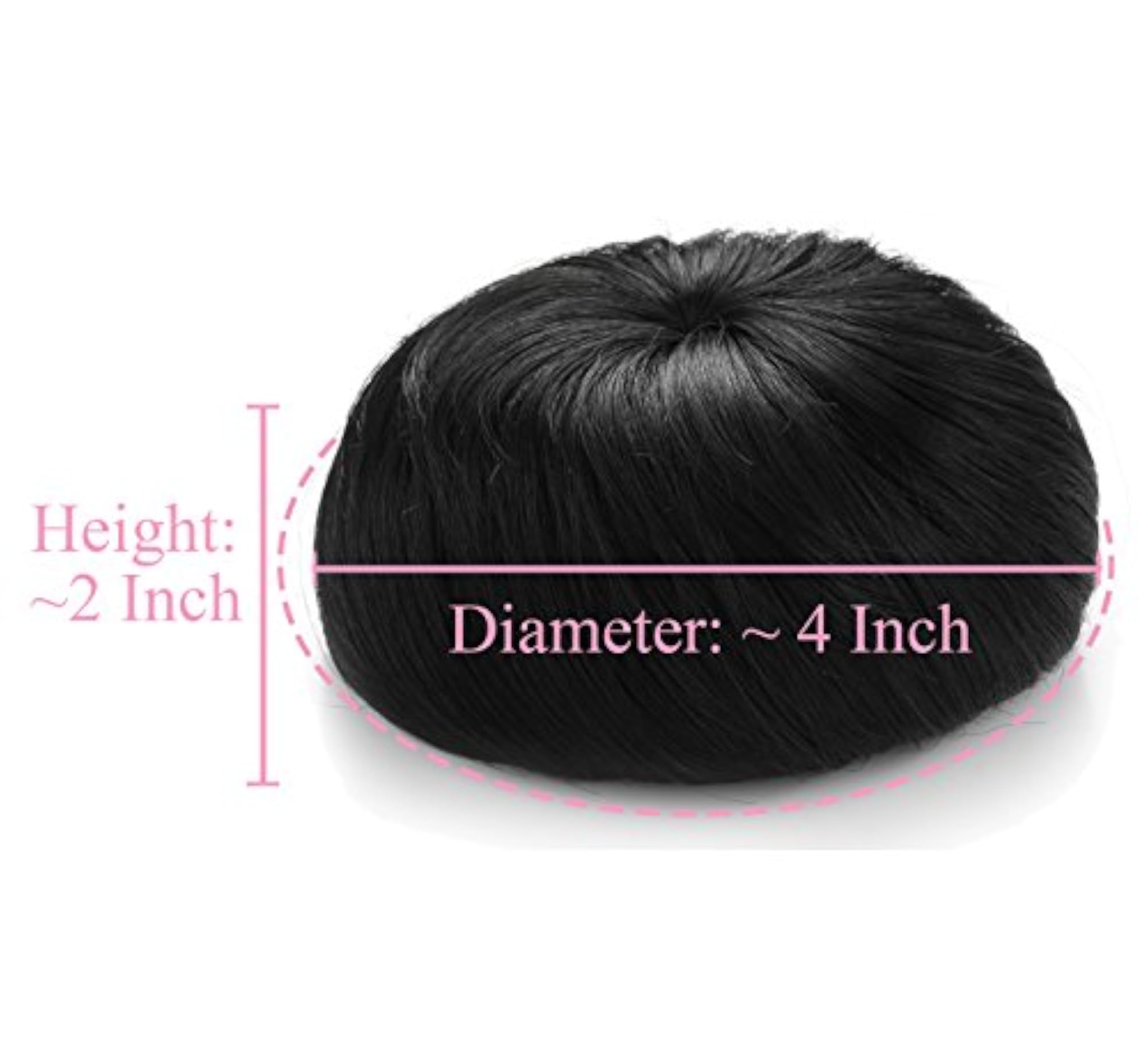 Synthetic Hair Bun Extension Donut Chignon