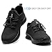 XKOWUO Kids Shoes Sneakers for Boys Girls Running Tennis Shoes Fashion Walking Athletic Unisex Lightweight Breathable Toddler Casual Shoes Black