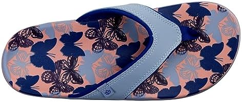 Spenco Women's Orthotic Sandal Flip-Flop, Blue, 8 | Image 4