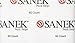 Sanek Display Neck Strips, 60 Count, Pack of 12