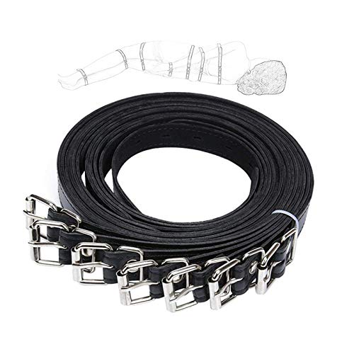 7Pcs/Set Rope Strap Belt for Men and Women with Hook