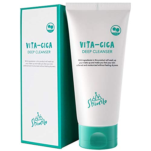 SHIONLE - Vita-Cica Deep Cleanser | High Elasticity | Moisturizes | Lower Irritation | Removal of Dirt and Pollutants | Facial Foam Cleanser | 120ml