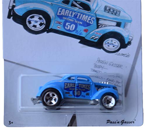 Hot Wheels Pass'n Gasser 7/10 Blue Larry Wood 50th miniatura 2