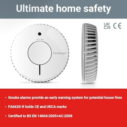 FireAngel FA6620 Optical, Battery Powered Fire/Smoke Alarms for Home - View 5