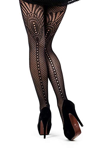 Image of ICONOFLASH Women's Patterned Fishnet Stocking Tights