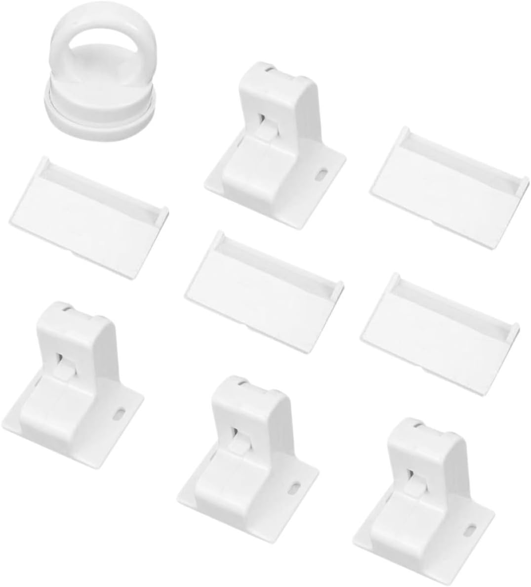 5sets Childproof Door Lever Locks Safety Cupboard Locks for Boys and Girls Easy to Install Material