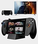 SiWiQU 5-in-1 Docking Station for ROG for Xbox Ally/Ally X (2025) Only, Portable TV Dock with 2.1 4K@144Hz/Ethernet Gigabit/2×USB 3.0/100W Charging/Built in USB-C Cable
