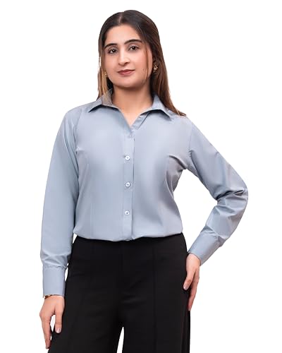 Image of ESTA Women Full Sleeve Stylish Western Official Formal Shirts Regular fit Shirts for Women