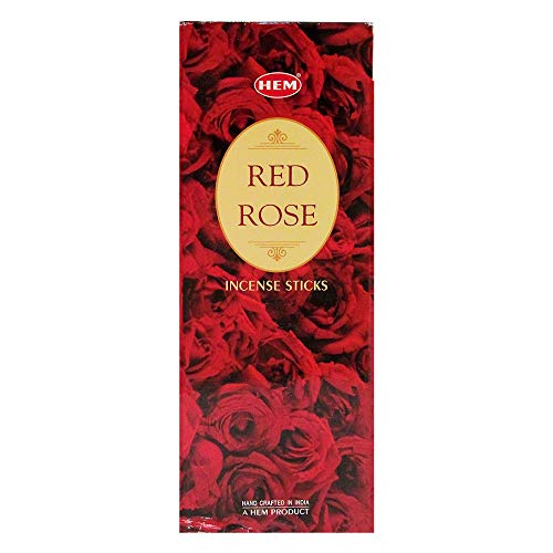Hem Red Roses Incense Sticks (Pack of 6)