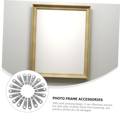 Image of Balacoo 1000pcs Picture Frame Back Plate Pressing Versatile Frame Mounting Hardware Strong Buckle Clips