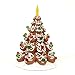 Department 56 Village Collection Accessories Iced in Time for Santa Cookie Christmas Tree Lit Figurine, 6.5 Inch, Multicolor
