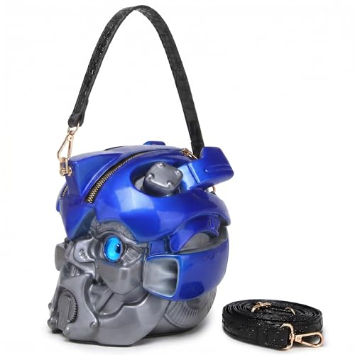 Image of Men PVC Unique Novelty Weird Shape Handbag Purse Detachable Strap Crossbody Shoulder Bag for Women