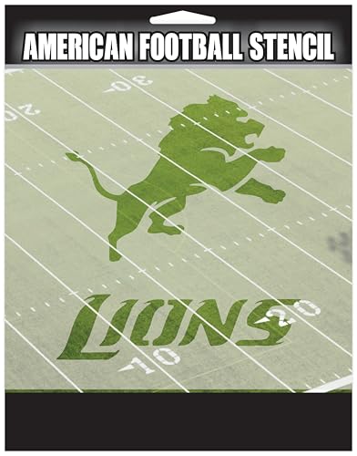 Lions Stencil - Show Your Detroit Football Pride