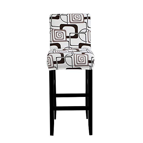 Housses de tabouret de bar extensible pour chaises hautes de cuisine, lot de 4 - 8