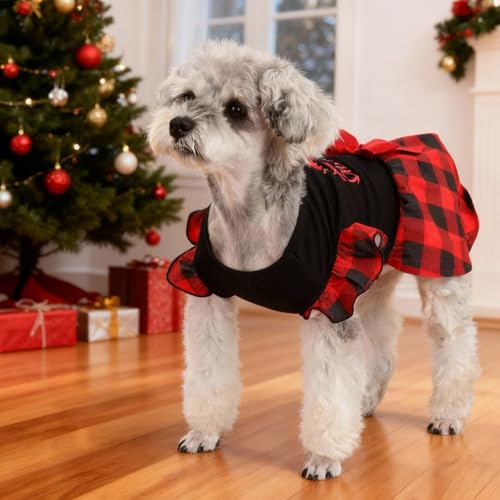 Vestido de Navidad para Perro Talla M Multicolor miniatura 2