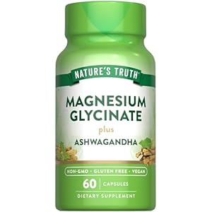 Nature’s Truth Magnesium Glycinate with Ashw...