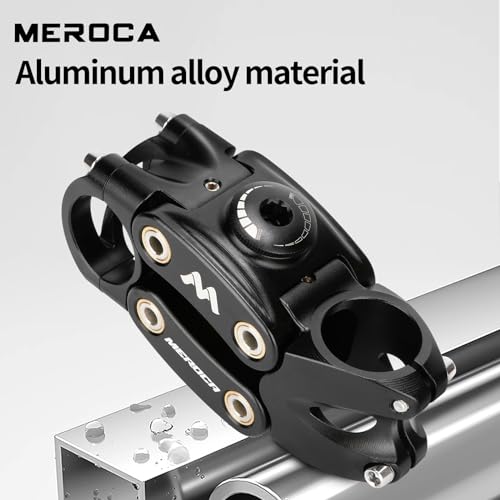 MEROCA Suspension Stem for Bikes, Shock-Absorbing Bicycle Handlebar Stem, Bike Stem Mountain Bike Stem Short Handlebar Stem for Road Bikes, MTB, BMW, Gravel Bikes, Ebike - Thumbnail 6