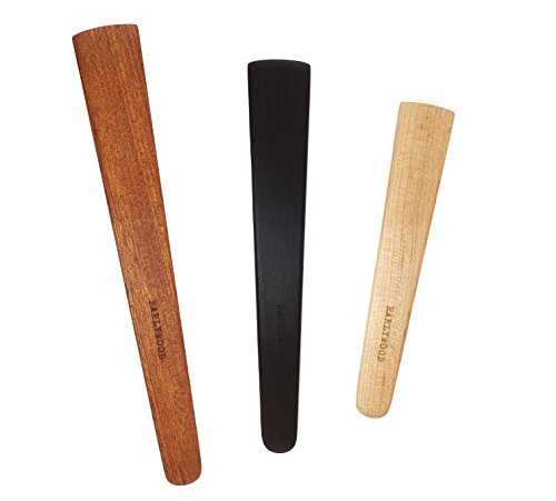 3-Piece Wood Kitchen Utensil Set: 3 Thin Wood Cooking Spatulas. Multipurpose wooden spatula set, great for flipping, sauteing, tasting, stirring. Handmade Wooden Utensils Set, Made in USA - JEM