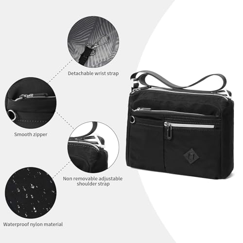 SENDFEN Shoulder Handbag for Women Ladies Crossbody Purse Roomy Multiple Pockets Bag Fashion Women Bags4