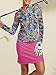 Women's Golf Polo Shirt Long Sleeve Sun Protection Top Paisley Fall Winter Ladies Golf Attire Clothes Blue-Floral