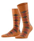 Burlington Danny M So algodón estampados 1 par, Calcetines Hombre, Naranja Blush 8415, 40-46