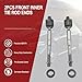 REVOTUNE 2PCS Front Inner Tie Rod Ends Compatible with Lexus ES300h ES350 2013 2014 2015 2016 2017 2018 Toyota Avalon Camry 2012 2013 2014 2015 2016 2017 2018 Replaces OE EV801497