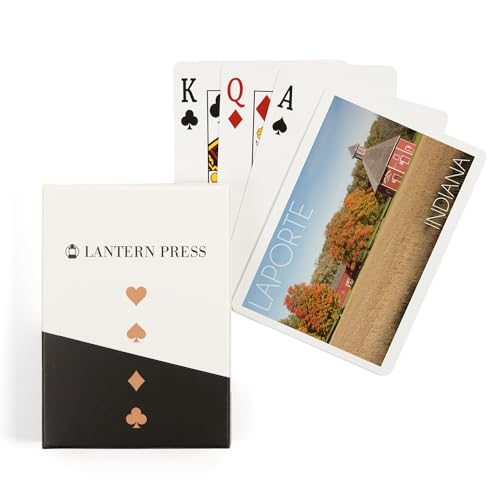 Lantern Press Baraja LaPorte Indiana 52 Cartas Poker