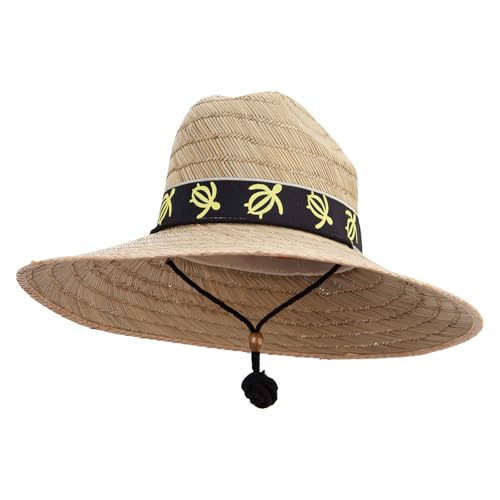 Sombrero de paja Turtle Band Lifeguard