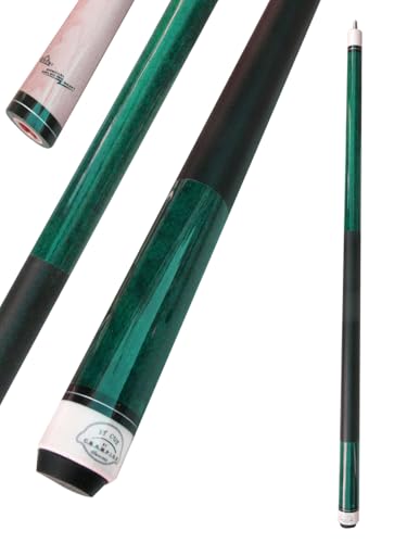 2022 New Champion Sport Co 42 inch, 48 inch or 52 inch Billiards Cue Stick Junior Size Cues (52 Inch Long 16oz, Green)
