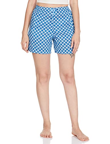 Image of Van Heusen Women's Cotton Lounge Shorts | Lightweight | Breathable Cotton | Relaxed fit | Printed | Comfortable Everyday Wear | Style 55501