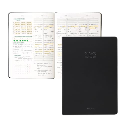 [ORODA] 2026 PDS (PLAN DO SEE) Diary, Weekly and Monthly Planner for Organization and Planning, 10 Minutes Time Block, Italian PU Hard Cover, 5.8” x 8.2”