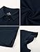 Golf Polo Shirts for Women Ruffles Sleeveless Sports Shirts Button Up Athletic Tank Tops with Collar Quick Dry(S, Navy Blue)