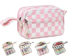 Pink White Checkered