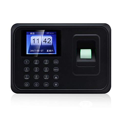 Máquina de asistencia de huellas dactilares, máquina de asistencia inteligente de inicio de sesión de empleados, reloj de máquina de asistencia de registrador de nómina