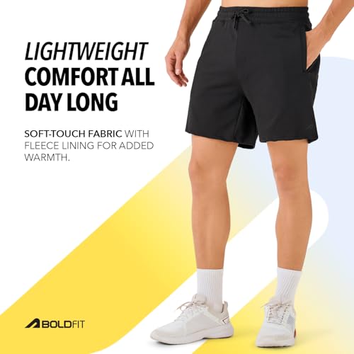 Image of Boldfit Shorts for Men Solid Men Shorts Regular Fit Gym Shorts for Men Workout Yoga Outdoor All Day Shorts for Men All Season Wear Cotton Poly Quick Dry Mens Shorts Yoga Shorts